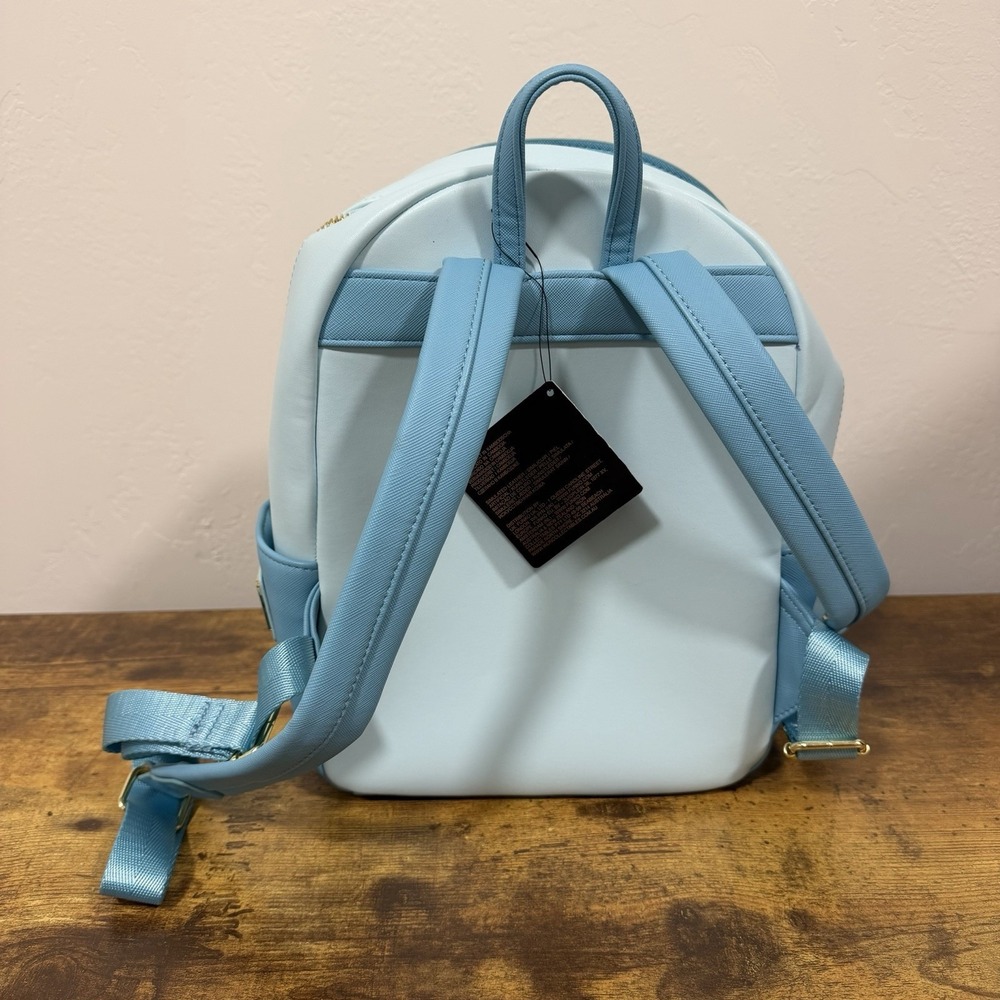 Loungefly Disney‎ The Little Mermaid Ariel Castle Mini Backpack NWT READ Stained - Picture 6 of 9